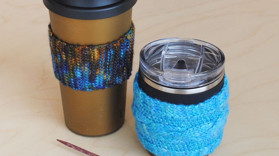 Free Tutorial - Knitted Cup Cozy : December 3rd, 2021