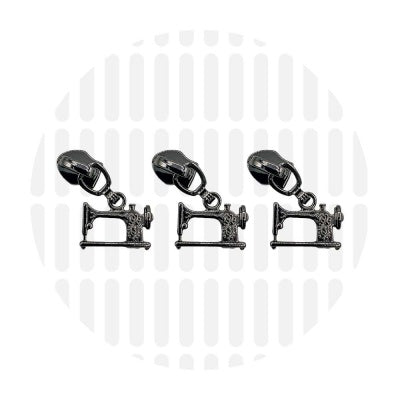 #5 Sewing Machine Zipper Pulls - 3 per Pack