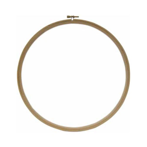 6 inch wooden embroidery hoop.