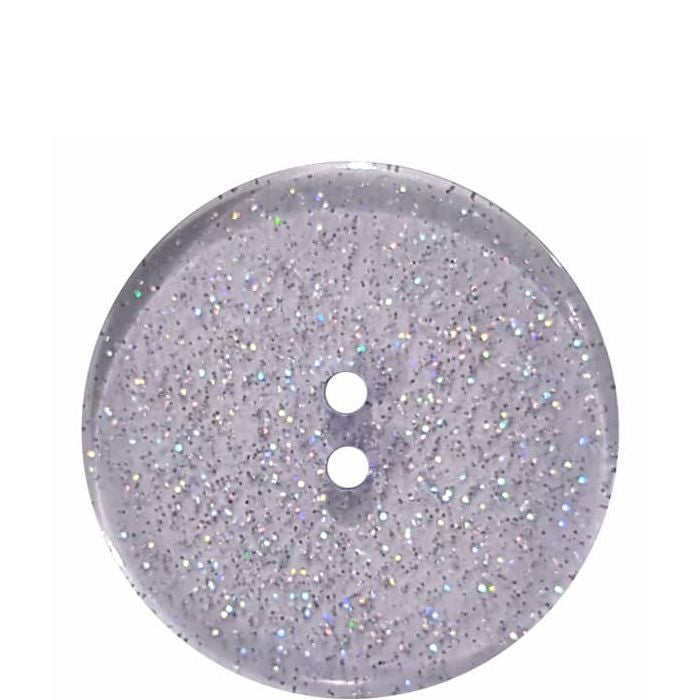 Flat Glitter 2-Hole 18mm Buttons - Assorted Colours