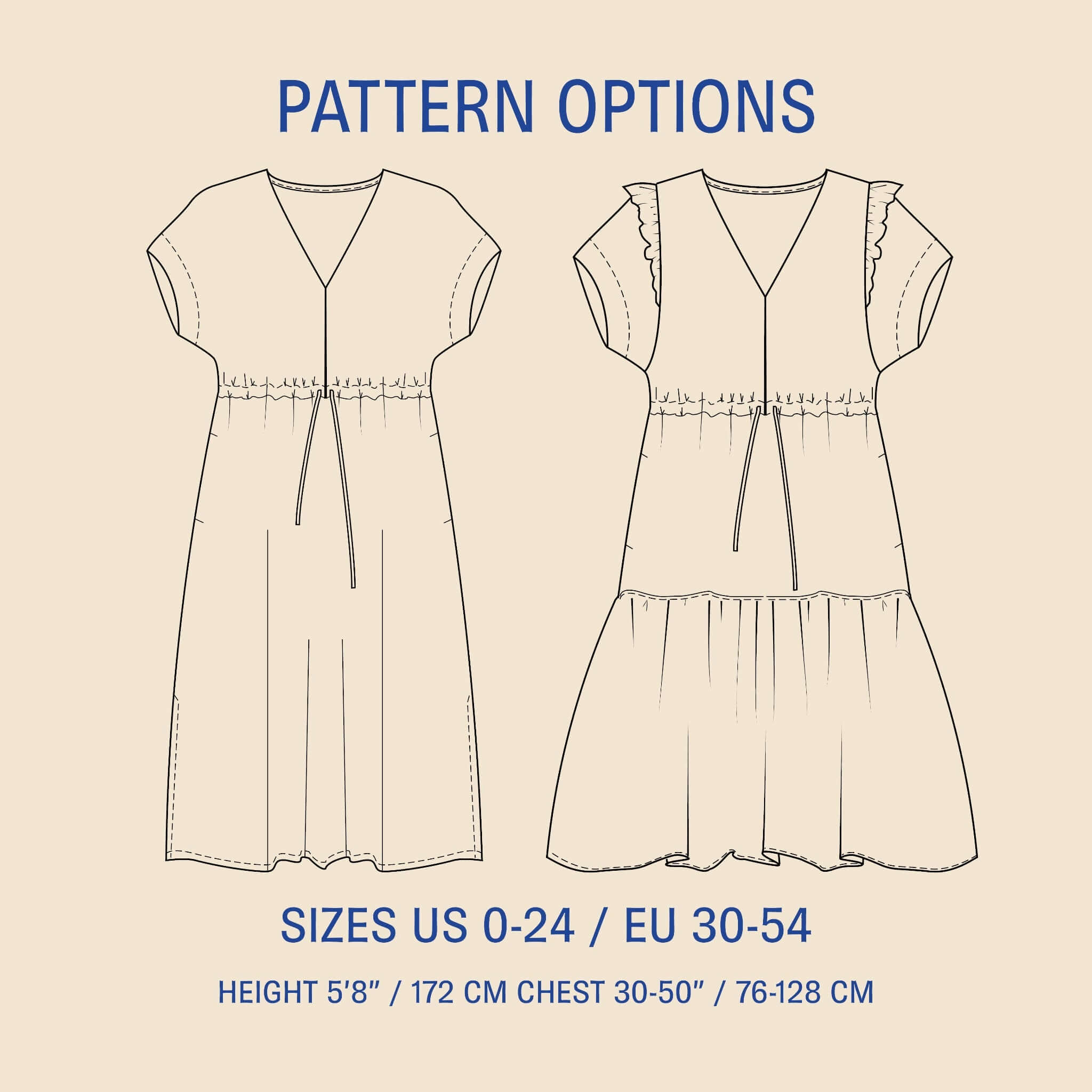 Abby Dress Sewing Pattern Wardrobe By Me