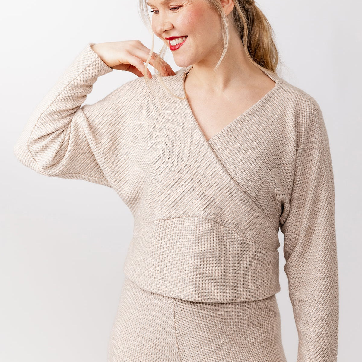 KAJO batwing wrap sweater & dress