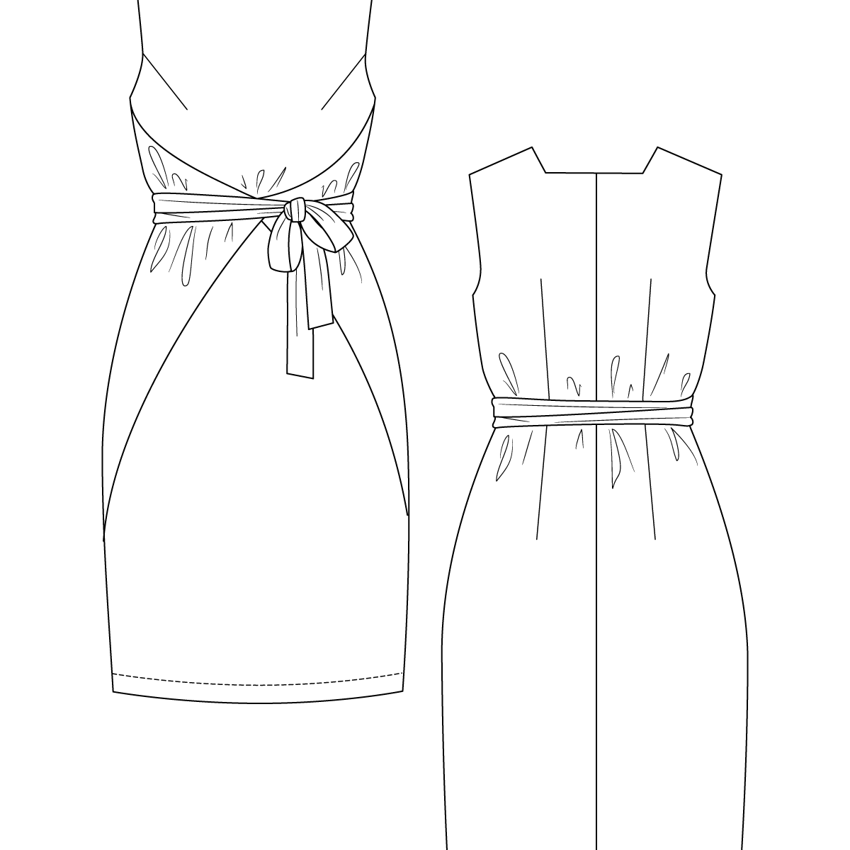 LILJA dress, pinafore & blouse