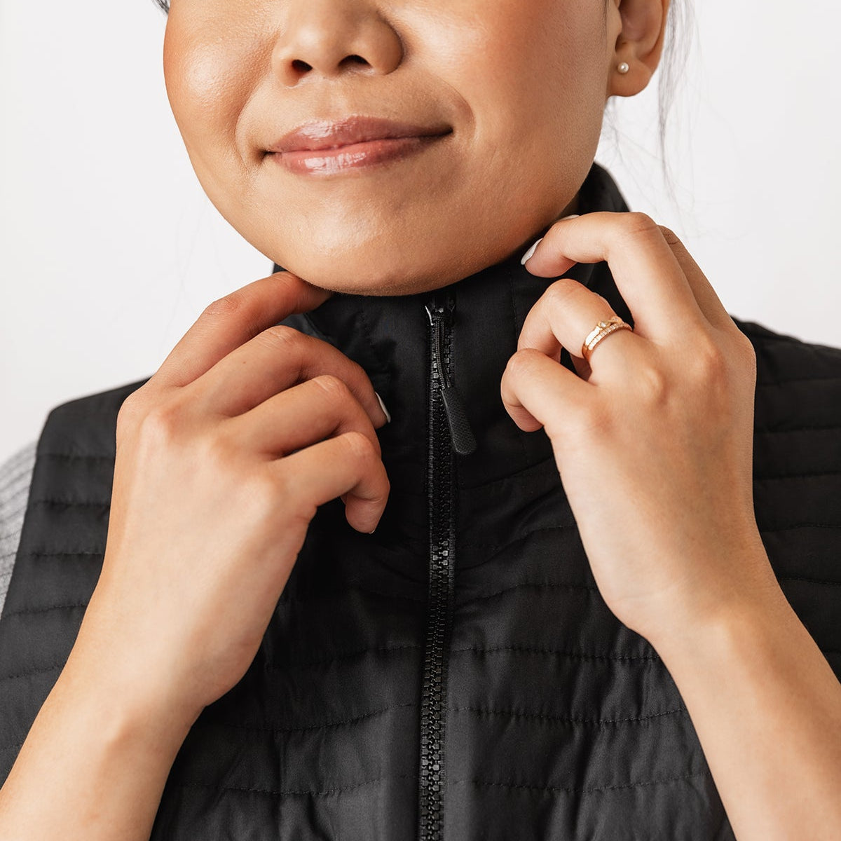 SAANA puffer vest