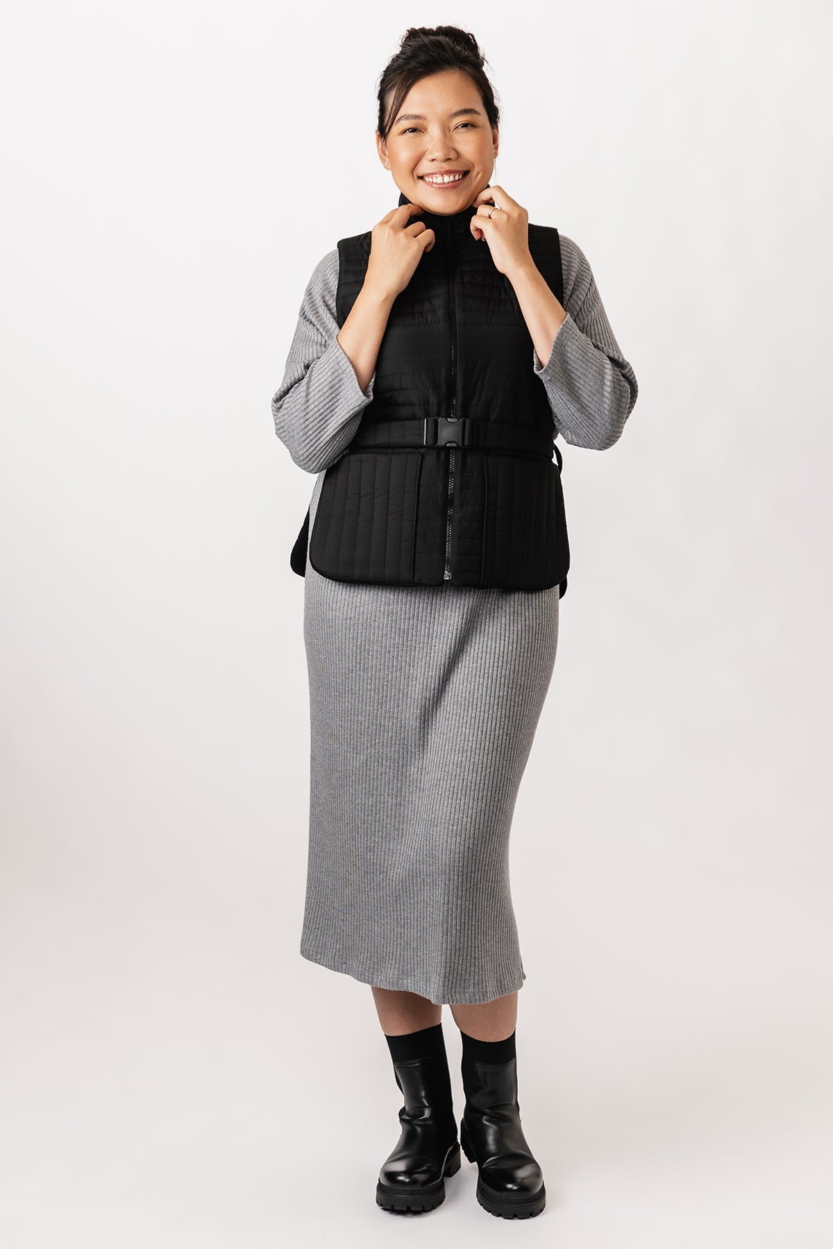 SAANA puffer vest