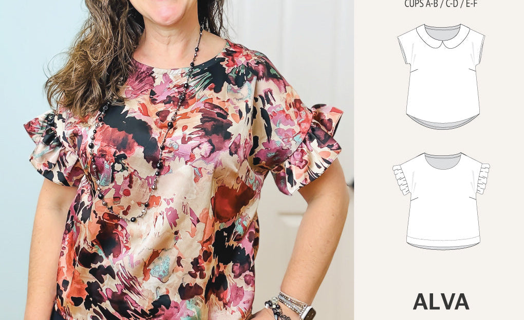 Alva woven dolman style top (PDF)