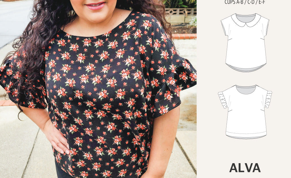 Alva woven dolman style top (PDF)