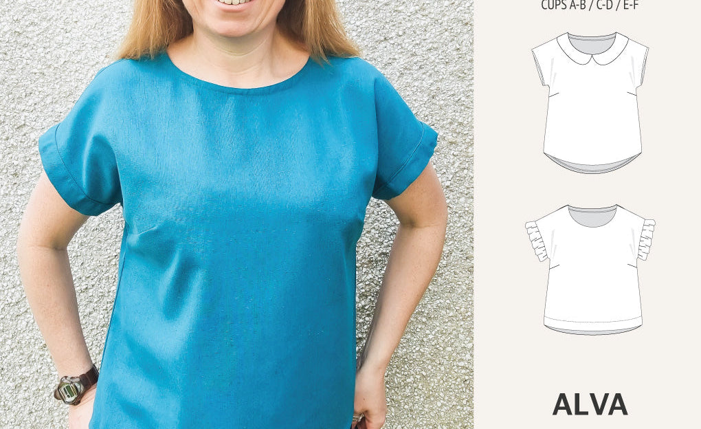Alva woven dolman style top (PDF)