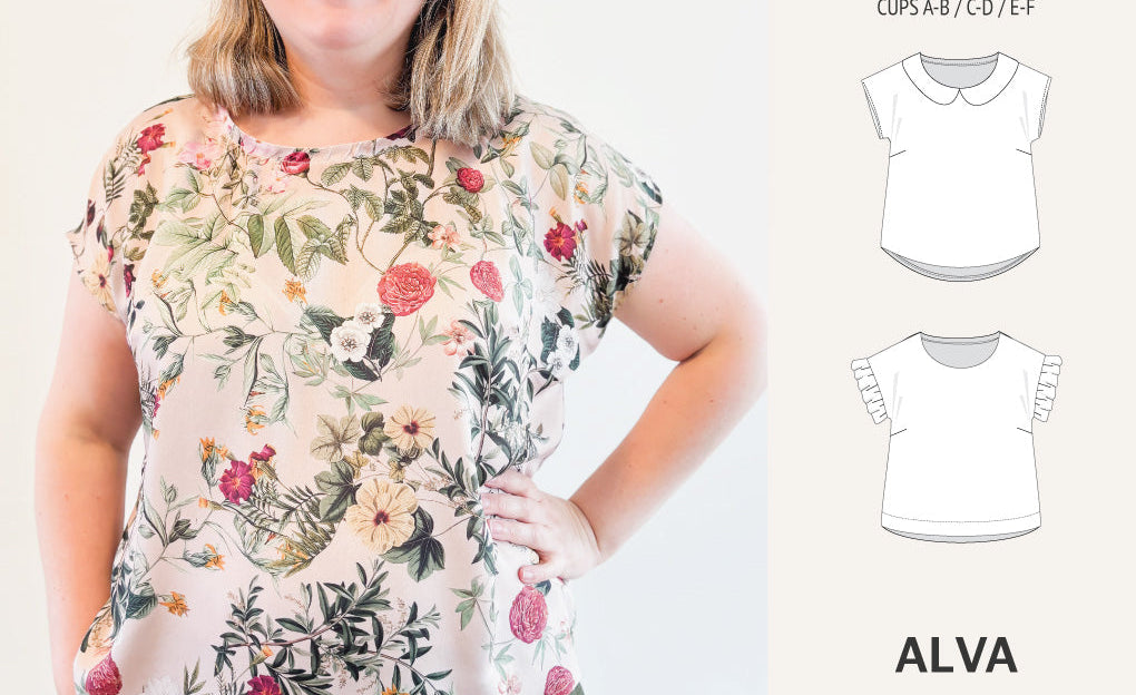 Alva woven dolman style top (PDF)