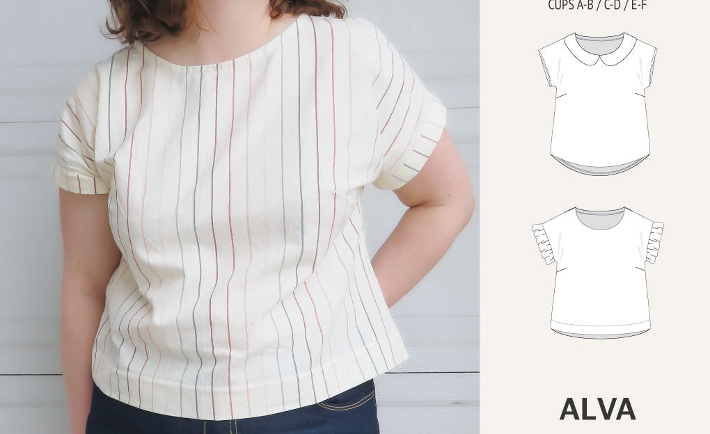 Alva woven dolman style top (PDF)