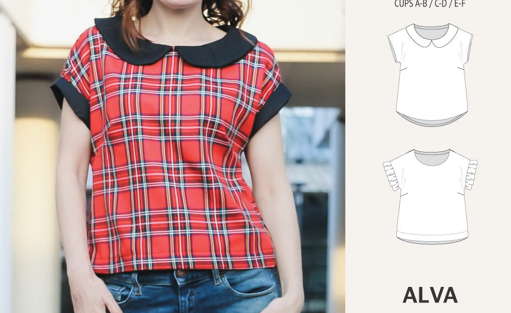 Alva woven dolman style top (PDF)