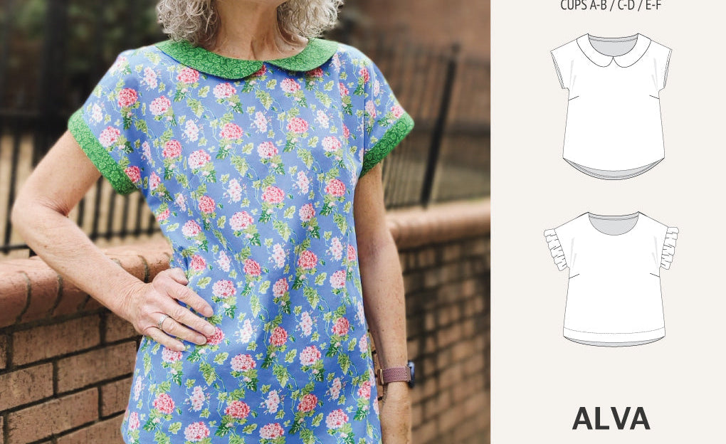Alva woven dolman style top (PDF)