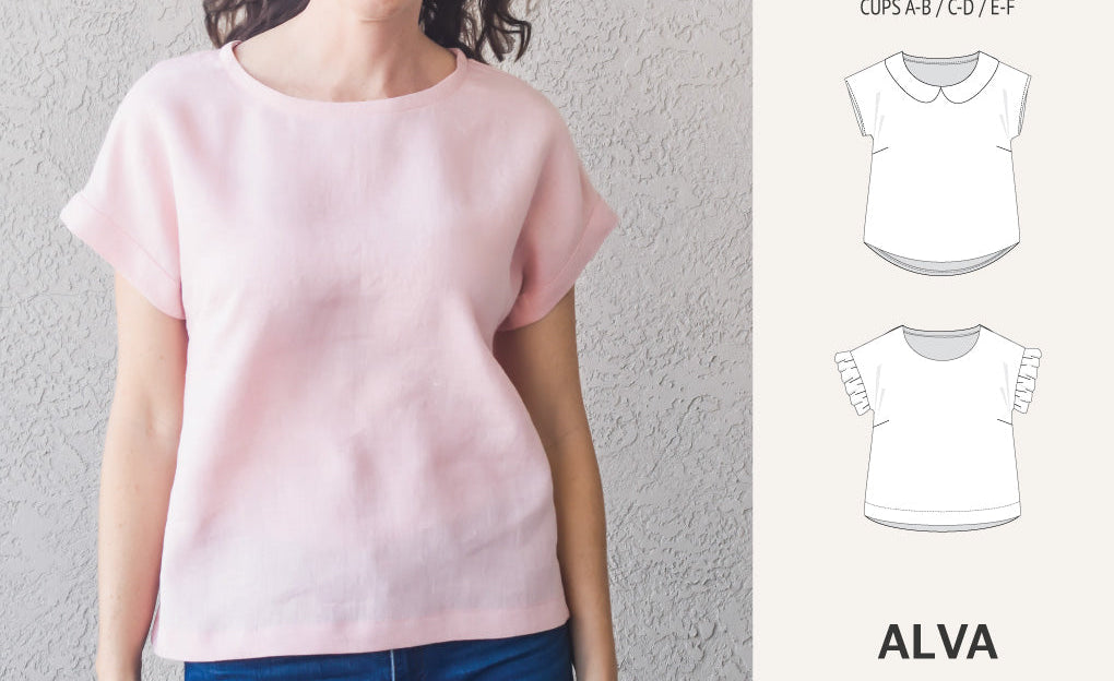 Alva woven dolman style top (PDF)