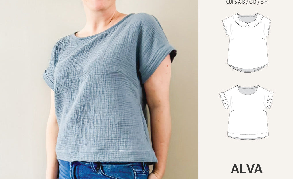 Alva woven dolman style top (PDF)