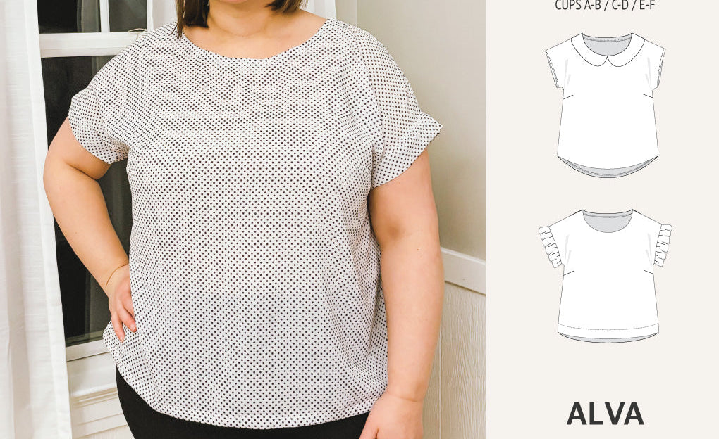 Alva woven dolman style top (PDF)