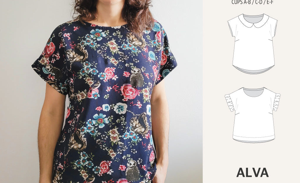 Alva woven dolman style top (PDF)