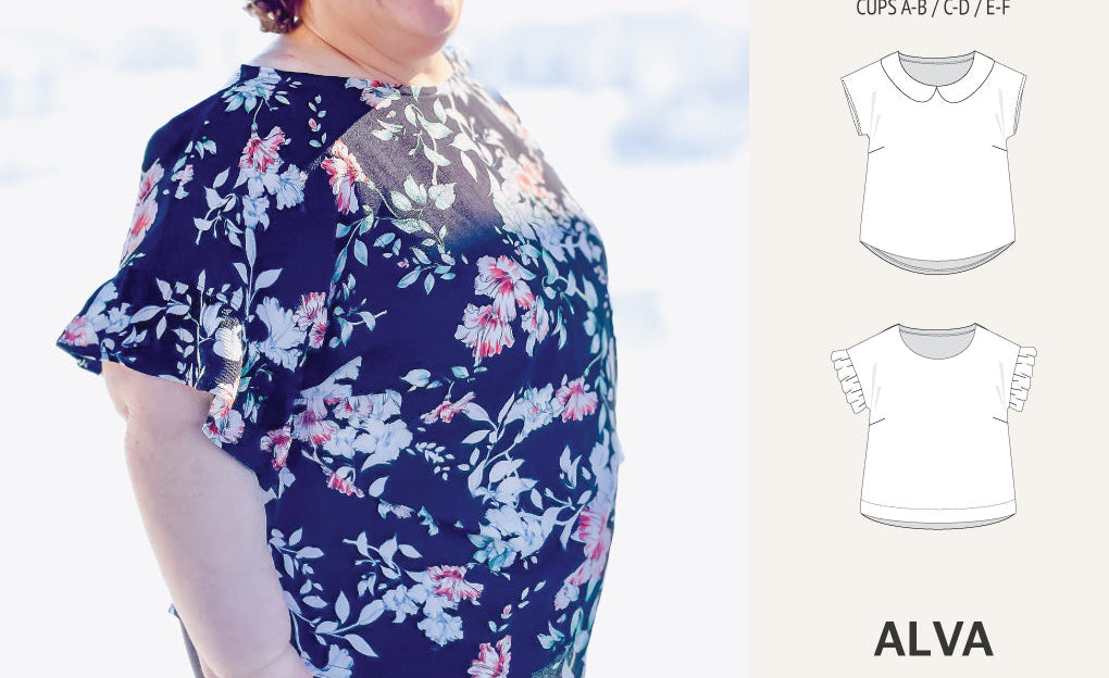 Alva woven dolman style top (PDF)