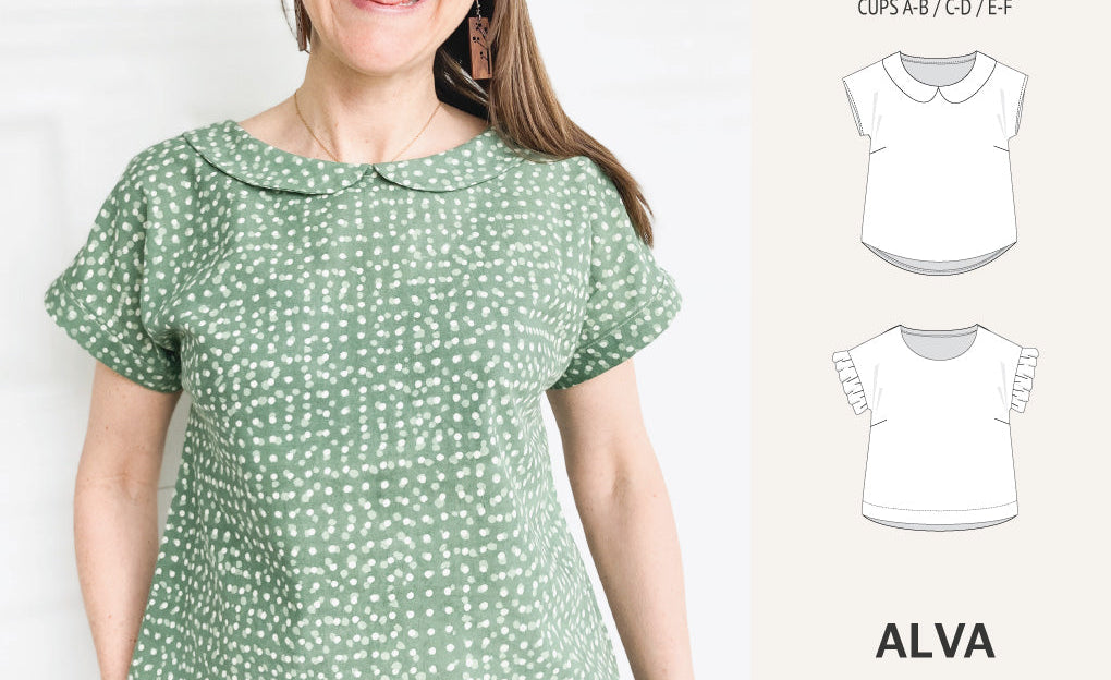 Alva woven dolman style top (PDF)