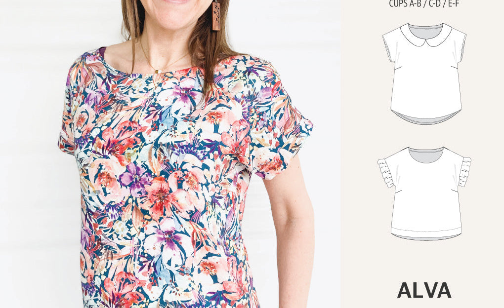 Alva woven dolman style top (PDF)
