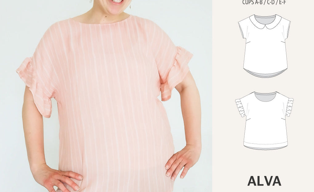 Alva woven dolman style top (PDF)