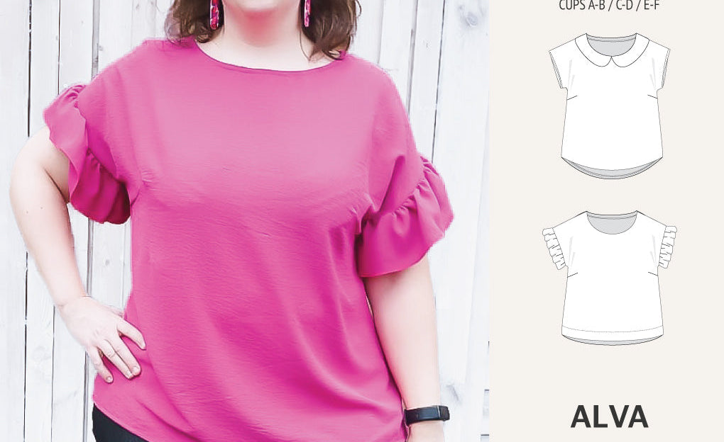 Alva woven dolman style top (PDF)
