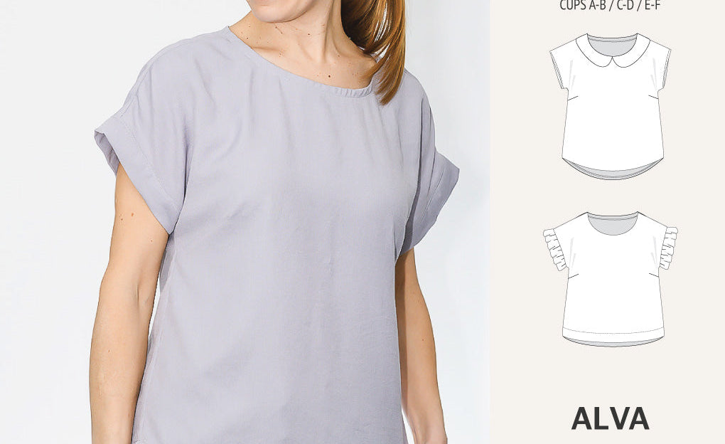 Alva woven dolman style top (PDF)