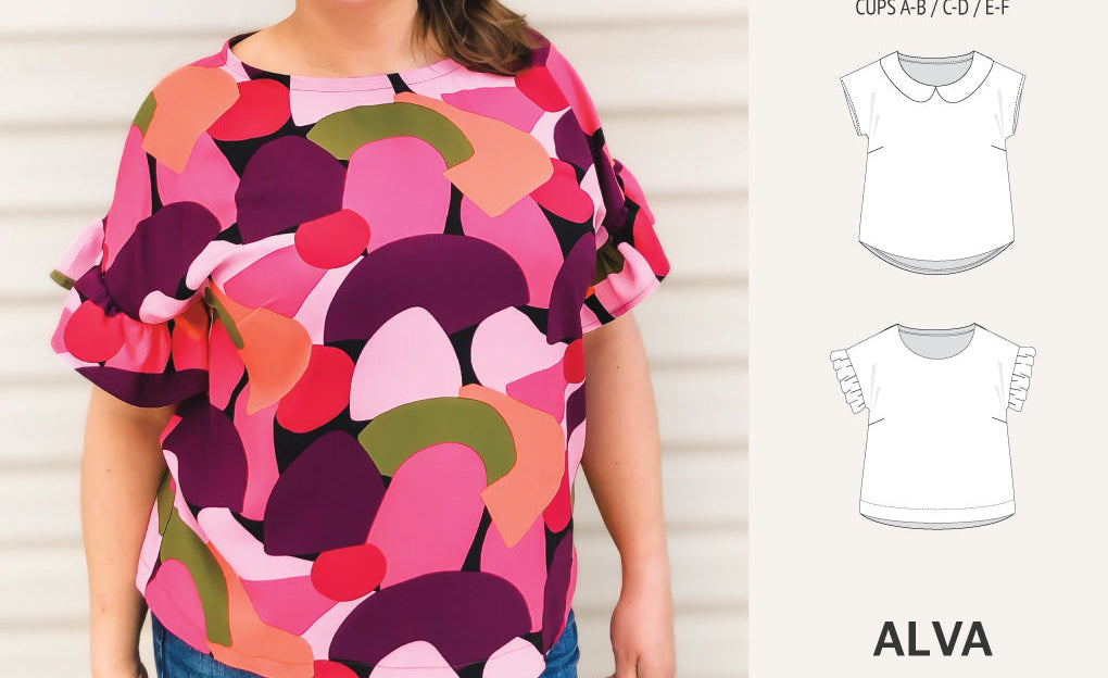 Alva woven dolman style top (PDF)