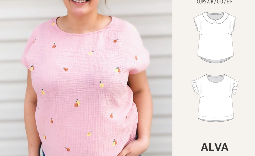 Alva woven dolman style top (PDF)
