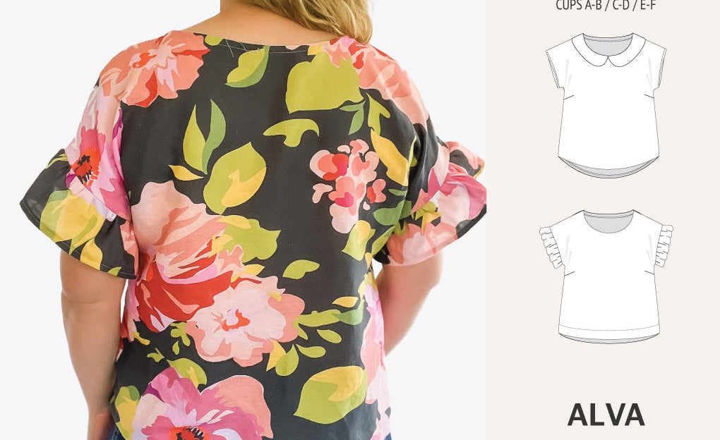 Alva woven dolman style top (PDF)