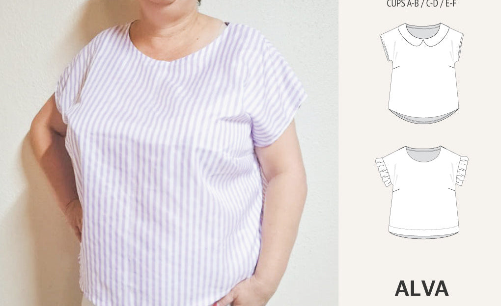 Alva woven dolman style top (PDF)