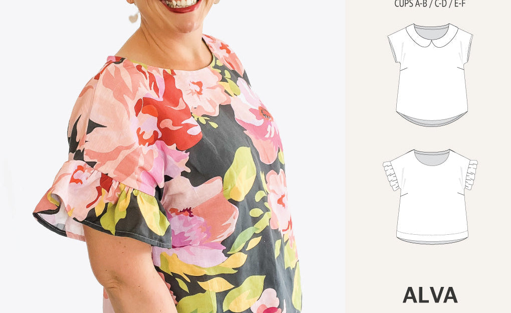 Alva woven dolman style top (PDF)