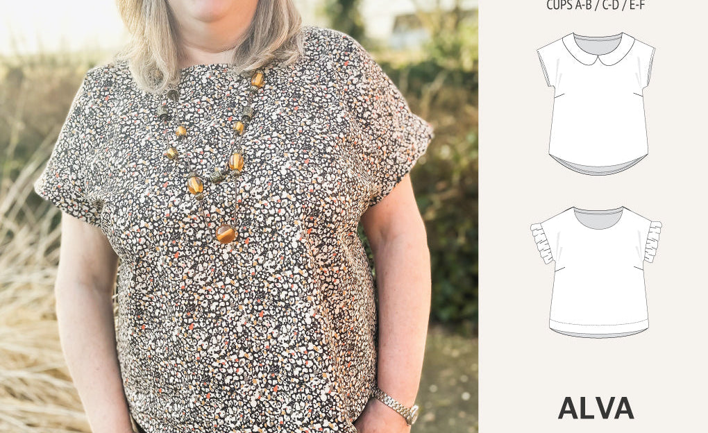 Alva woven dolman style top (PDF)