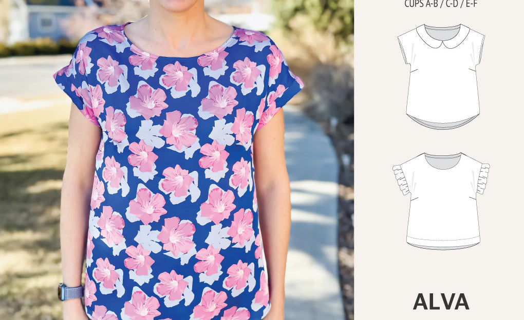 Alva woven dolman style top (PDF)