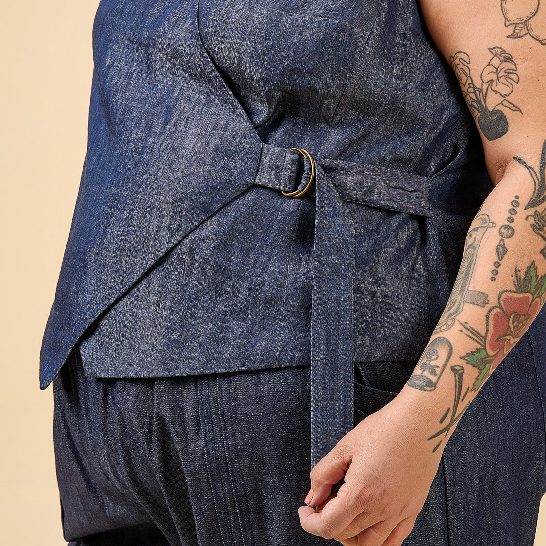 Aylin Wrap Dress + Vest