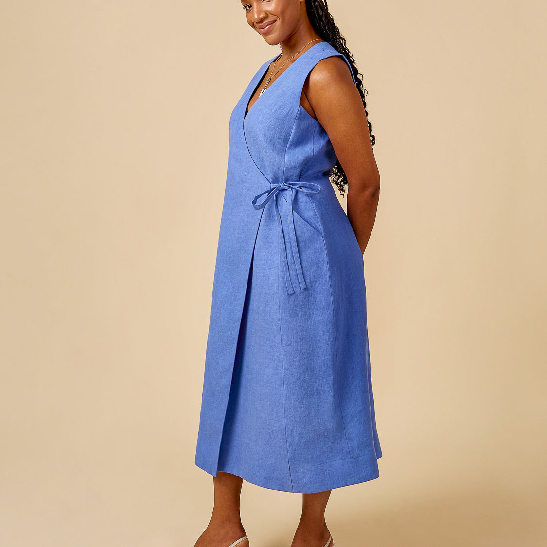 Aylin Wrap Dress + Vest