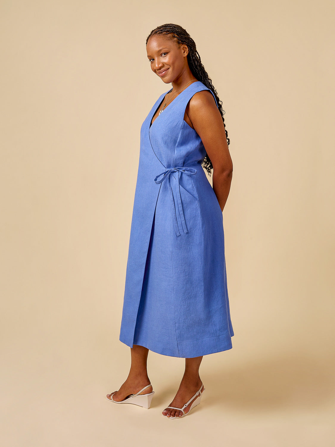 Aylin Wrap Dress + Vest