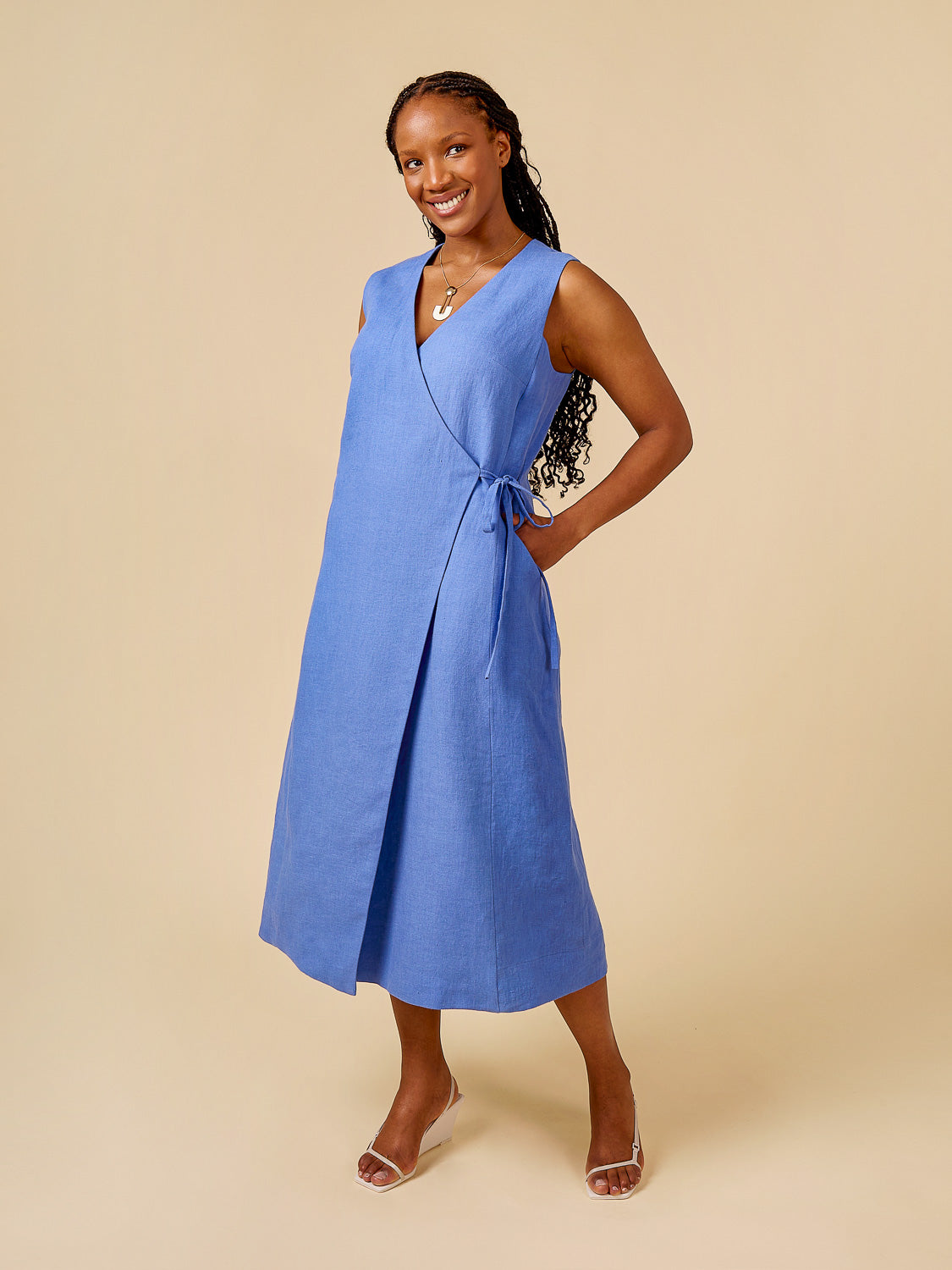 Aylin Wrap Dress + Vest