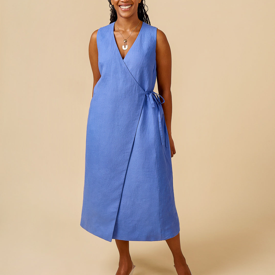 Aylin Wrap Dress + Vest