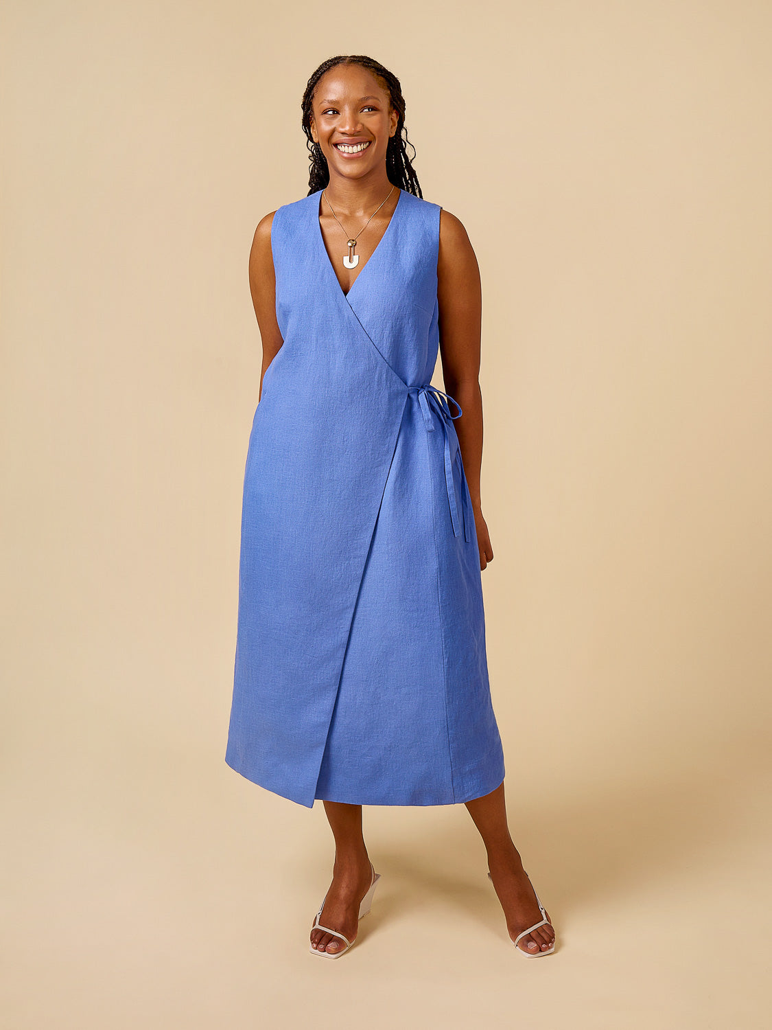 Aylin Wrap Dress + Vest