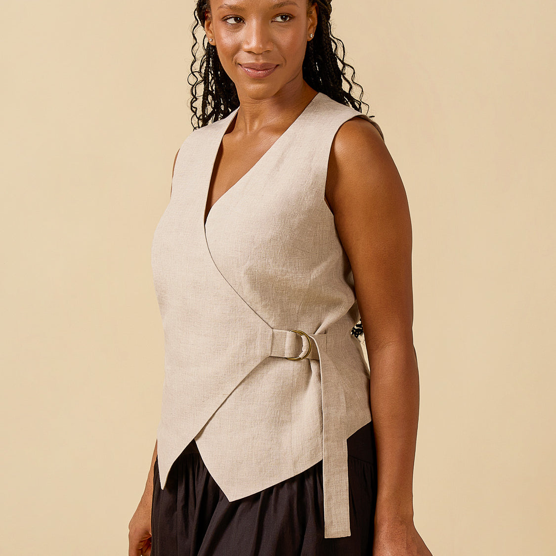 Aylin Wrap Dress + Vest