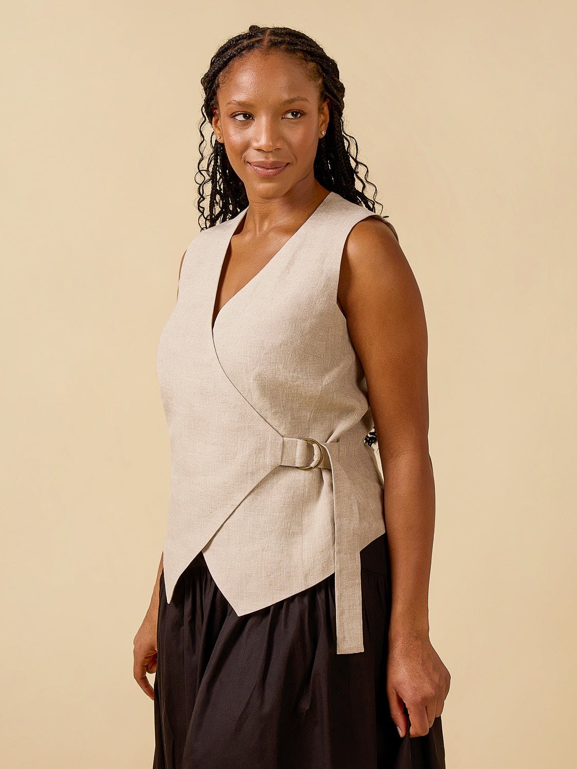 Aylin Wrap Dress + Vest
