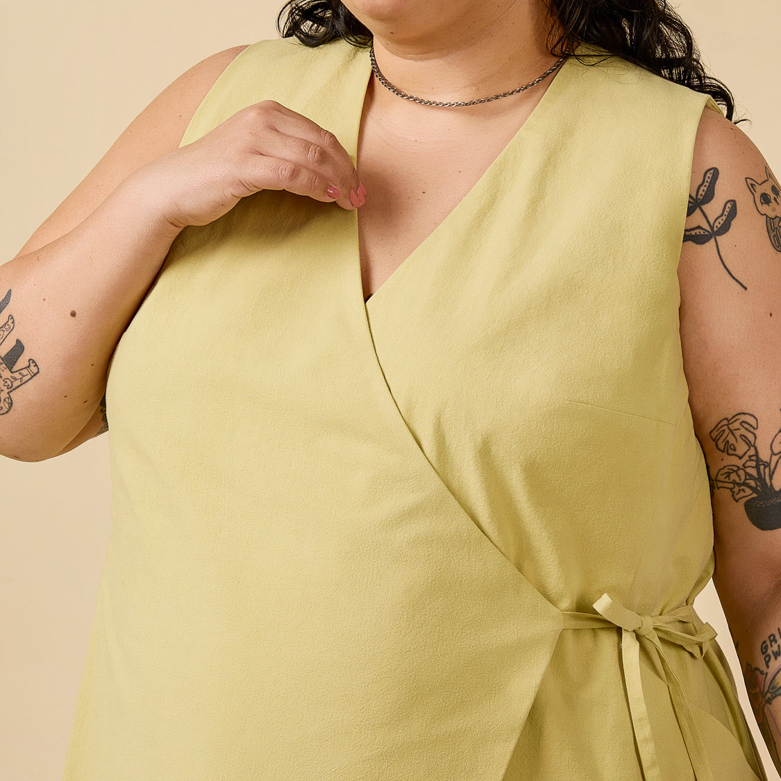 Aylin Wrap Dress + Vest