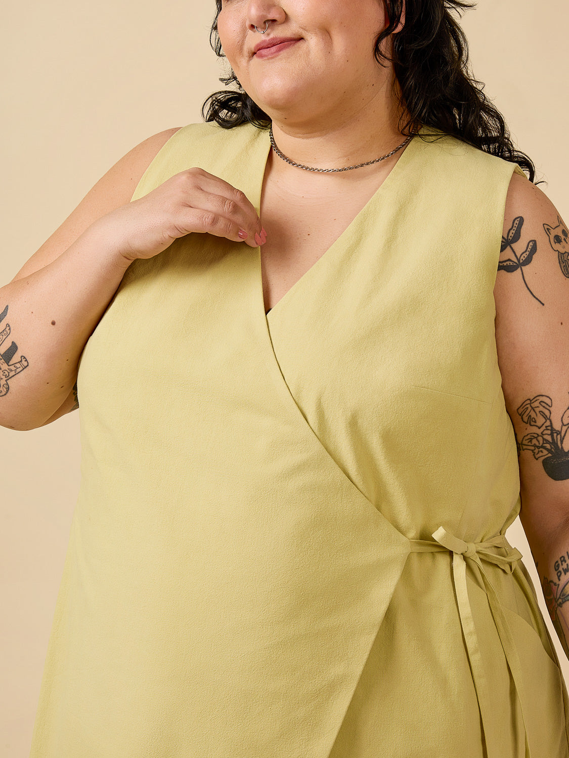 Aylin Wrap Dress + Vest