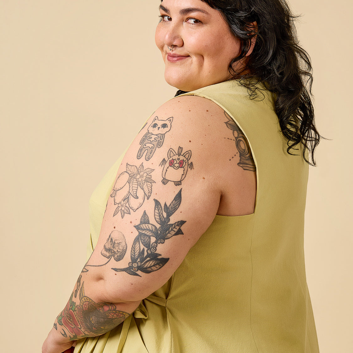Aylin Wrap Dress + Vest