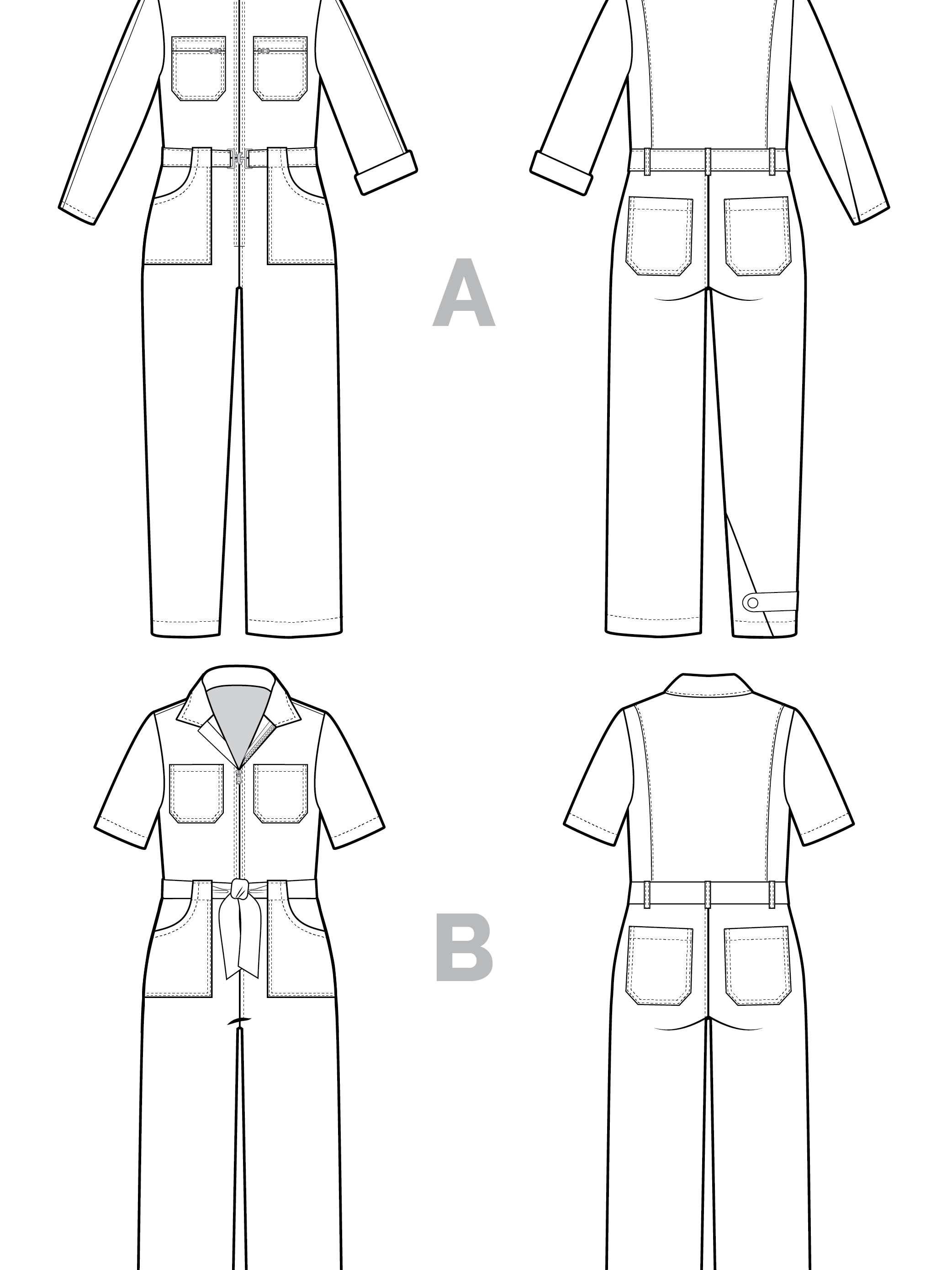 Blanca Flight Suit Pattern