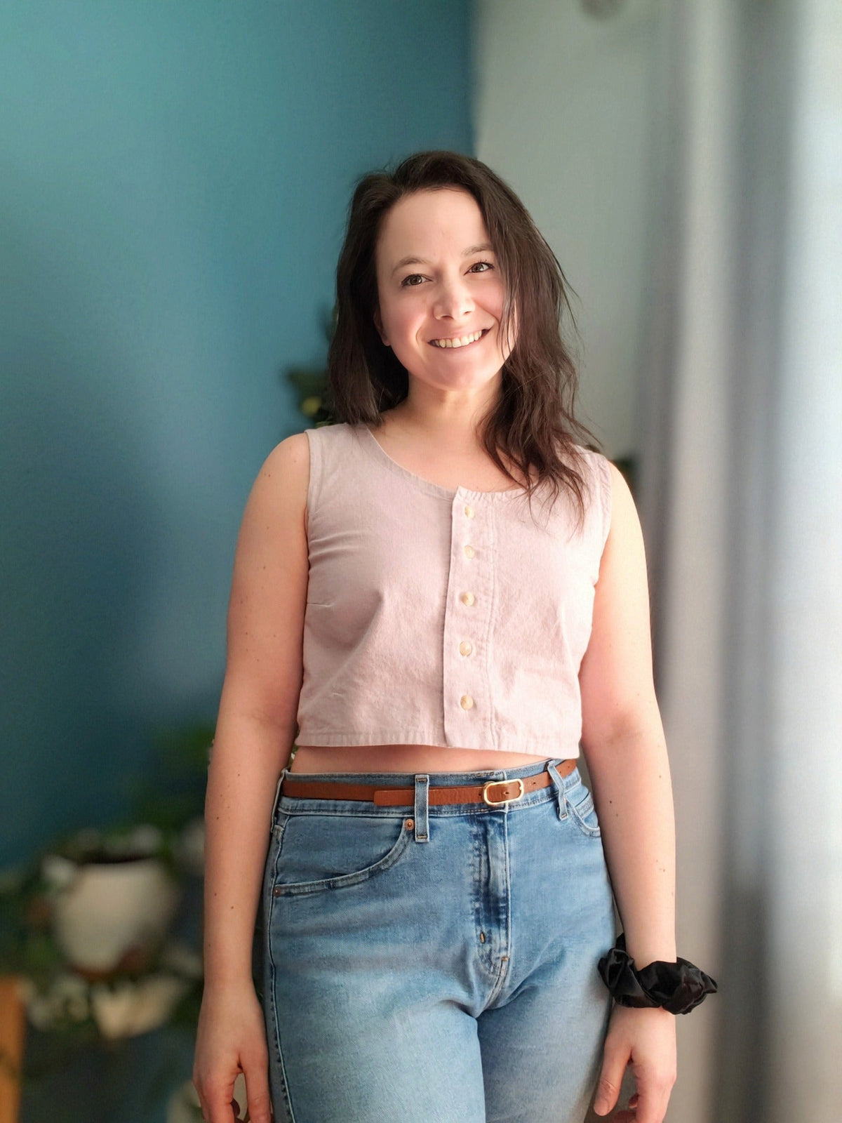 Bloom Button Top and Dress Sewing Pattern