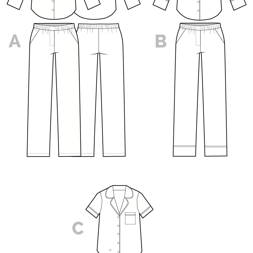Carolyn Pajamas Pattern