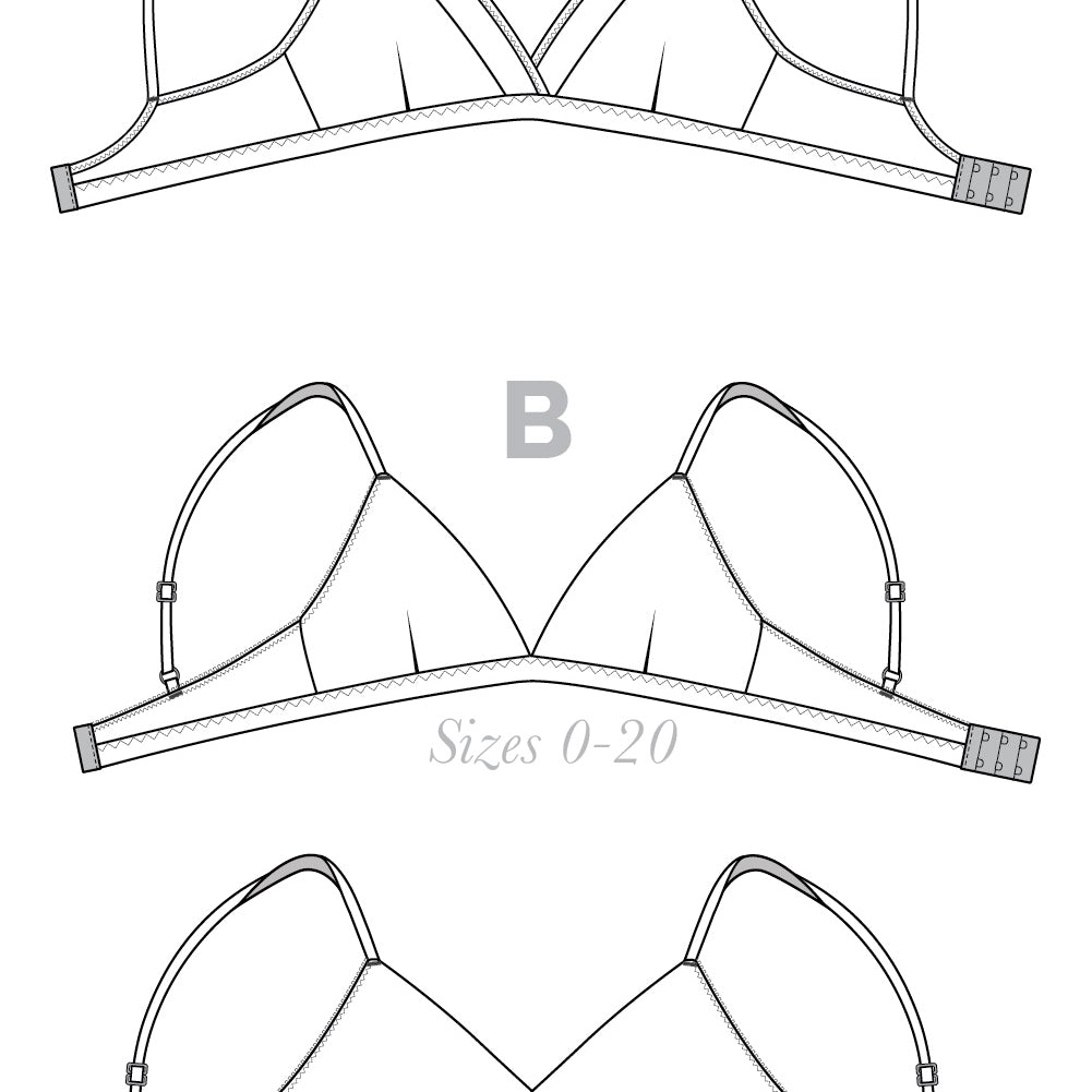 Céline Bralette Pattern