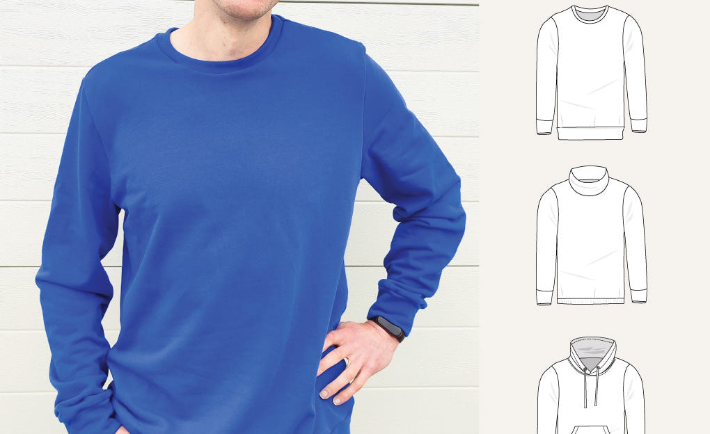 Crew pullover for men (PDF)