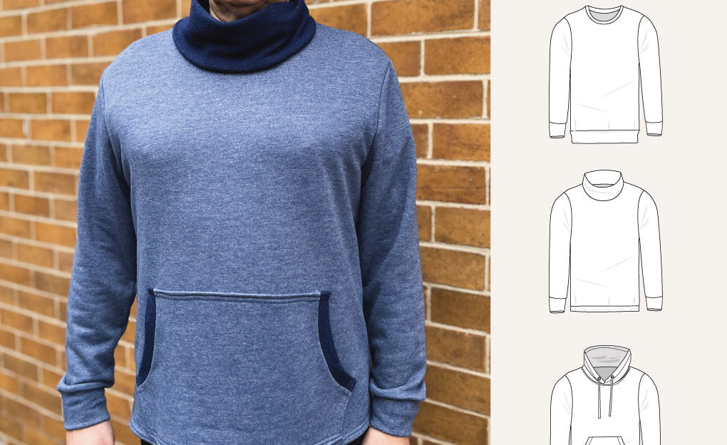 Crew pullover for men (PDF)